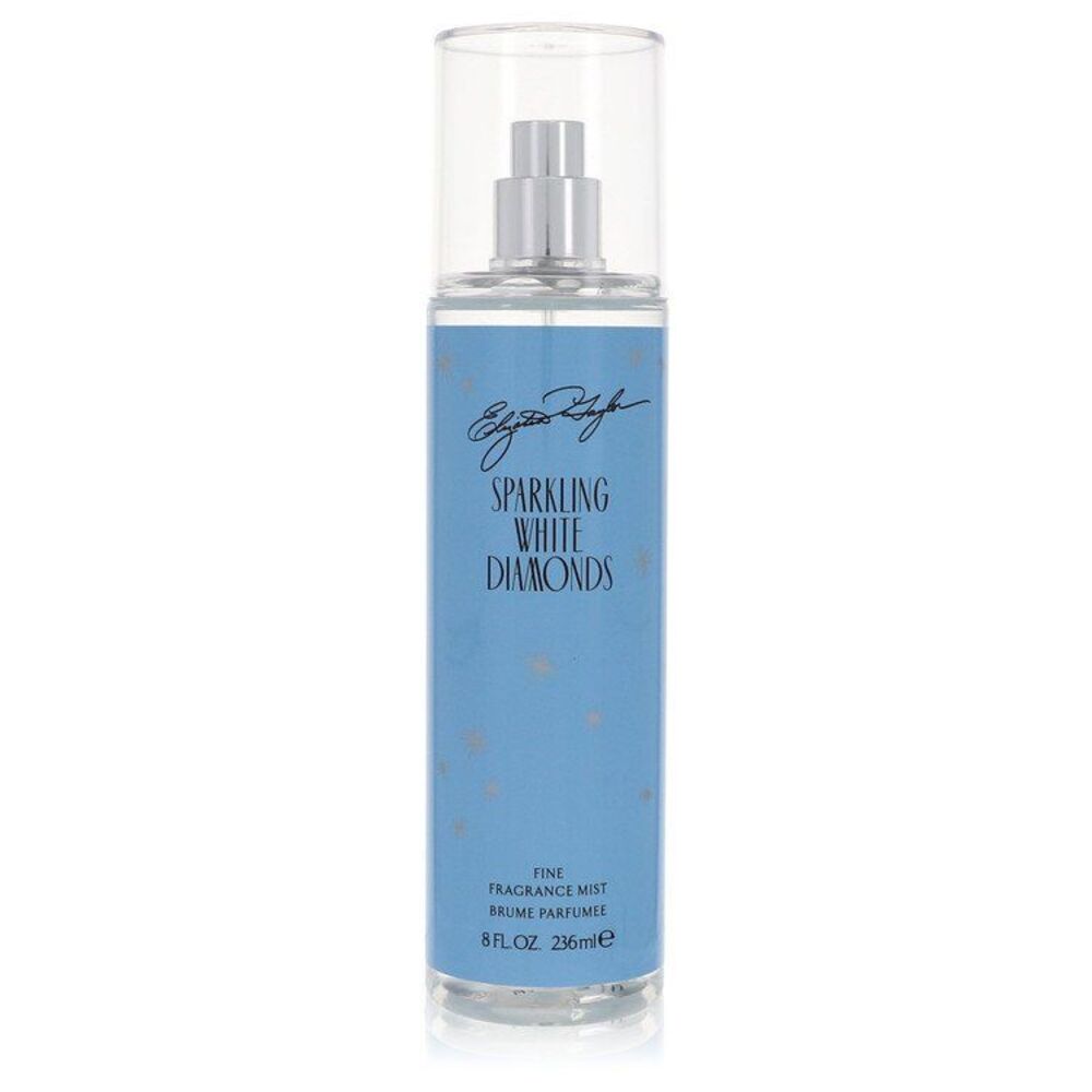 Elizabeth Taylor Sparkling White Diamonds Fragrance Mist Women Light Blue Body